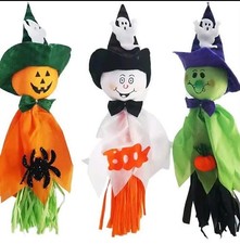 3pc Halloween Ghost Doll Hanging Pendant Haunted House Party Home Decor Spooky picture