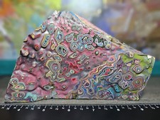 Cadillac Ranch Texas Fordite Rare Colors Motor City Agate Blanks/Cabbing BAF picture