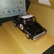 Matchbox Reward Center Die-Cast Texaco Roadside Service Tow Truck Black &White picture