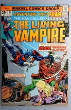 Adventure Into Fear #24 VF+ Morbius vs Blade Marvel 1974 picture
