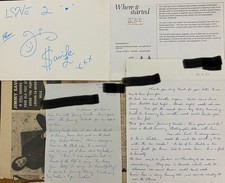 Jimmy Savile SIGNED & Inscribed Booklet 1960s Letters & Press Archive Clippings picture