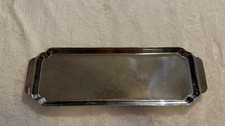 vintage 1930s chase usa art deco chrome serving tray 16