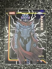2026 Topps Chrome Marvel STRYFE Black Wolverine Adamantium /10 Clawed #171 04/10 picture