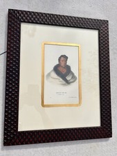 Antique Hand-Colored Octavo Lithograph Ong-Pa-Ton-Ga McKenney & Hall 1855 picture