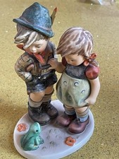 Hummel Figurine “Timid Little Sister” #394, TMK6,7