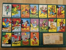 Rare 1956 WALT DISNEY CARTOONING/Drawing Cards Art MINT SET+envelope Antique Old picture