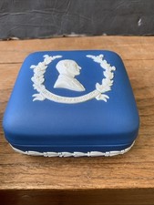Wedgewood Jasperware Dark Blue Duke Of Edinburgh Philip Box  picture