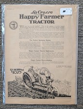 1917 La Crosse Tractor Ad: The Happy Farmer Tractor - La Crosse, Wisconsin picture
