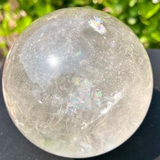 1.26LB Natural white crystal transparent quartz crystal ball spiritual energy picture