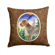 Caroline's Treasures SS8226PW1414 German Wirehaired Pointer Fabric Decorative Pi picture