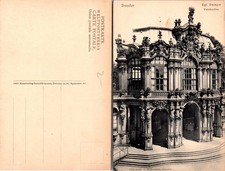 Kunstverlag Rudolf Brauneis Dresden Kgl Zwinger Wall-Pavillon Postcard Unposted picture