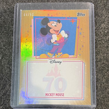 Topps 2025 Disneyland 70th Anniversary Mickey Mouse UA-MM Autograph gold /50 picture