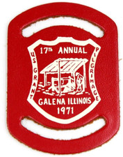 1971 U.S. Grant Pilgrimage Blackhawk Area Council Neckerchief Slide Illinois IL picture