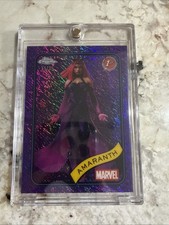 Topps Marvel 2023 Topps Chrome Marvel Amaranth Purple Parallel 1st Ed 71/75 🔥 picture