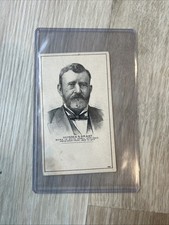 1880s HD2A Ulysses S. Grant Blank Back Trade Card picture