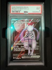 Team Rocket's Mewtwo ex 213/182 Sv10: Destined Rivals Holo PSA 9 picture