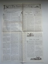 Vintage 1970s Griswold Inn Essex CT Map Innkeeper’s Log Vol 1 No 2 picture