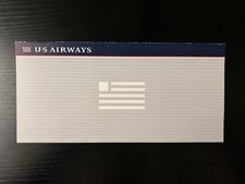 USAirways Vintage Unused 2000s Mint Condition Airline Ticket Jacket picture