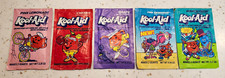 Vintage Kool-Aid Unsweetened Drink Mix Packet Lot - Cherry Grape Pink Lemonade picture