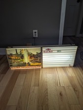 Rare Grain Belt Beer Lighted Menu Sign Waterfall Vintage Double Sided  picture