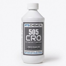ATS Chemical 505 CRO Oil System Treatment - 12 oz Engine Oil Additive - Cleans picture