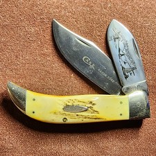 Case Bulldog 5172 Canoe 6250 Custom Made Lunch BOX Knife picture