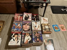 Massive Vintage Playboy Magazine & Collectibles Estate Lot 197 Pcs 1960s-2000s picture