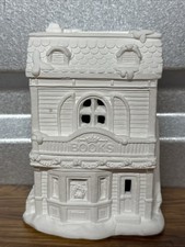 NEW California Creations SE148 BOOK STORE Plaster Christmas Village Paint DIY picture