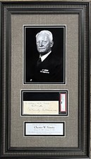 Chester W. Nimitz (WWII Admiral)  custom framed cut photo display-PSA picture