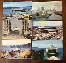 Vintage Postcard Washington State Ferry Terminal Lot of 6 postcards T1 picture