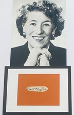 Enid Blyton English Writer , 1897 - 1968 , Original 10 x 8 Signature Piece picture