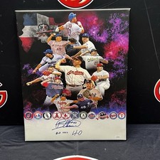 Bartolo Colon Autographed 16x20 Canvas Signed & Inscribed JSA Mets Yankees  picture