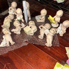 Lot Of Kewpie Vintage Enesco Bisque Figurines Rose O’neill Figures picture