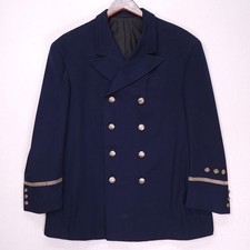 Vintage 1943 WWII Era Fire Department Dress Uniform Jacket Tailored Hand-Dated picture