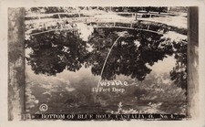 RPPC Castalia Blue Hole Lorain Ohio Artesian Spring Photo Vtg Postcard 42A picture