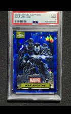 Topps 2024 Marvel Sapphire WAR MACHINE #100 Graded PSA 9 picture