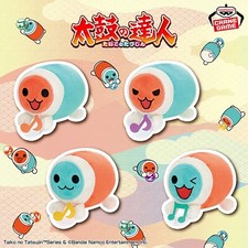 Taiko no Tatsujin Plush Mascot Various Musical Notes Complete Set of 4 BANPRESTO picture