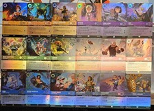 LORCANA #12 WILDS UNKNOWN COMPLETE EPIC FOIL SET 205-222 BUZZ  WOODY MINNIE REX picture