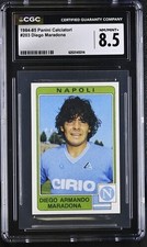 1984/85 Panini Footballers #203 Diego Maradona Napoli CGC 8.5 Figure picture