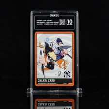 Naruto x Chakra CP-001 New York Yankees Exclusive 2026 TCG Promo Card TAG 10  picture