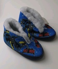 Vintage Batman Slippers YOUTH 1989 New With Tags picture