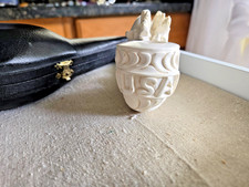 VINTAGE NEVER SMOKED BLOCK MEERSCHAUM PIPE & HARD CASE USA MEERSCHAUM PIPE   # 6 picture
