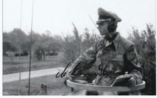 Post war signed photo SS Oberststurmbannfhr. Max Wunsche-Knights Cross/Oakleaves picture