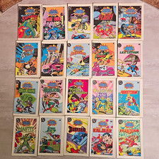 Vintage 1984 Kenner DC Super Powers Mini Comics Lot of 20 Superman Batman Joker picture