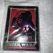 Rare 1995 Star Wars: Return of the Jedi Promotional Sample Metal Trading Card P3 picture