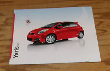 Original 2011 Toyota Yaris Foldout Sales Brochure 11 Liftback Sedan picture