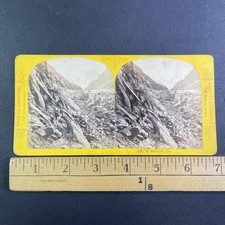 Chamonix France Stereoview Tarraz Freres Le Mauvais Pas 1870 Alps picture