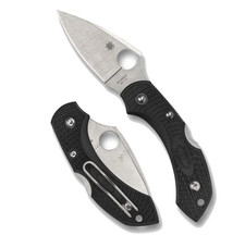 Spyderco C28PBK2 Black Dragonfly Folding Pocket Knife VG-10 Blade FRN Scales NEW picture