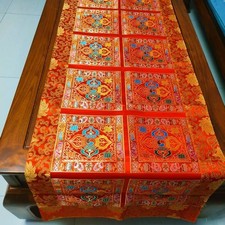 New Fabric Tibetan Style Table Runner Double Layer Home Decor Textile 120 *60CM picture
