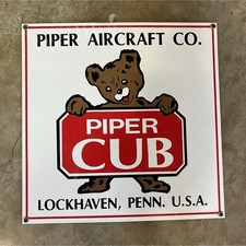 Piper Aircraft Co. Piper Cub Sign Lockhaven, Penn. U.S.A. picture
